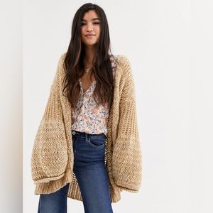 oversized knit cardigan // free people